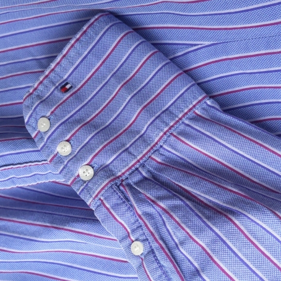 Pinstriped Button Up - Picture 2 of 3